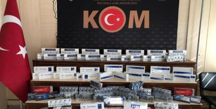 Gaziantep'te kaçak bin 323 paket kaçak sigara ele geçirildi