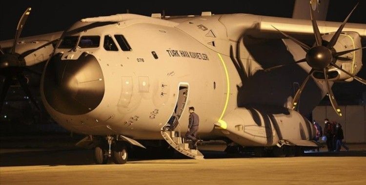 Arakanlı Müslümanlara yardım taşıyan askeri kargo uçağı Ankara'dan havalandı