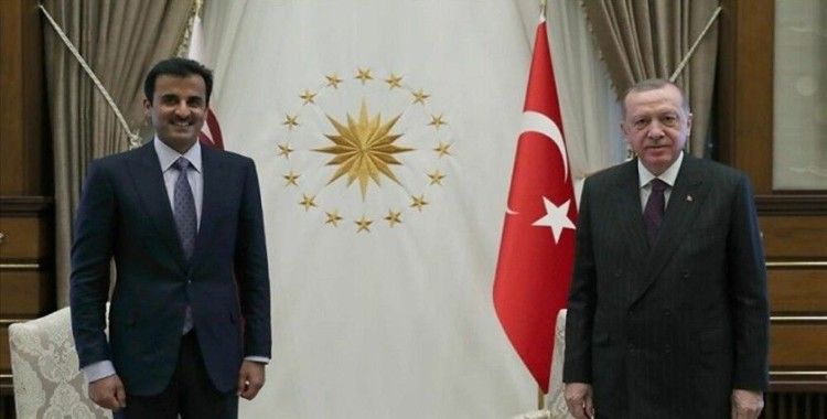  Cumhurbaşkanı Erdoğan, Katar Emiri Al Sani ile görüştü