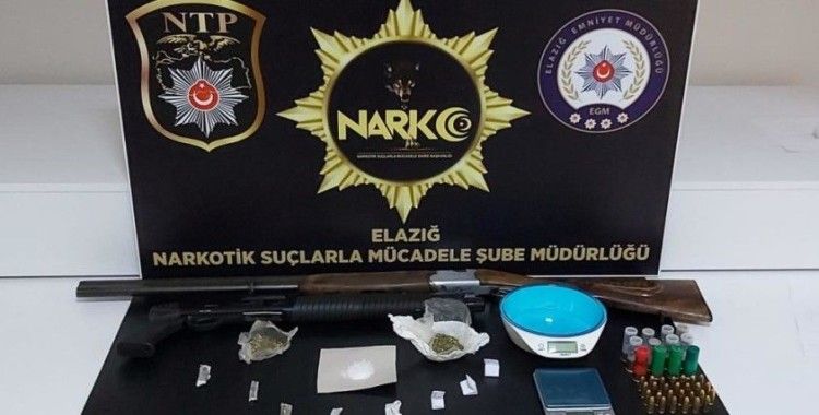Elazığ'da uyuşturucu tacirlerine operasyon: 4 tutuklama