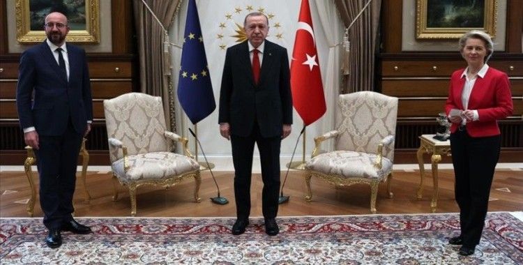 Cumhurbaşkanı Erdoğan, AB Başkanlarını kabul etti