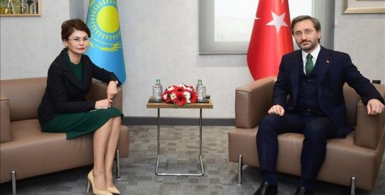 Cumhurbaşkanlığı İletişim Başkanı Altun, Kazak Bakan Balayeva ile bir araya geldi