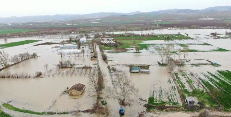 Bursa'da 35 bin dönüm arazi sular altında