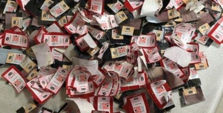 Sivas'ta bin 180 adet sigara bandrolü ele geçirildi