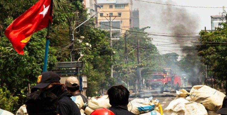 Myanmar ordusu Bago'da protestoculara ateş açtı: 20 ölü