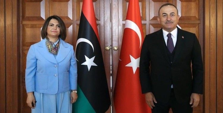Dışişleri Bakanı Çavuşoğlu, Libyalı mevkidaşı Menguş'la bir araya geldi