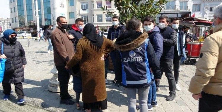 Taksim'de dilencilere yönelik geniş kapsamlı operasyon