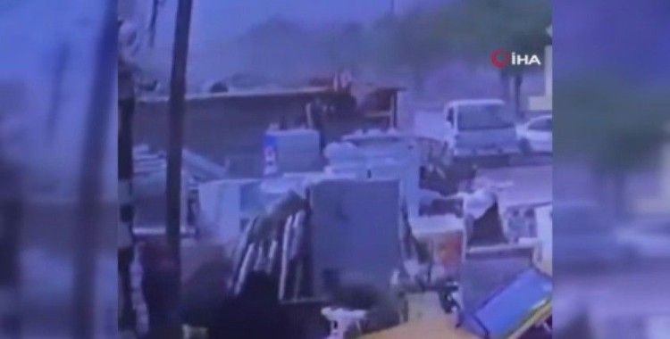 Bağdat'taki bomba yüklü aracın patlama anına ait görüntüler ortaya çıktı