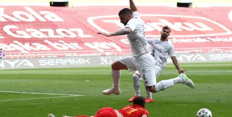 Süper Lig: Konyaspor: 0 - Kayserispor: 0 (İlk yarı)