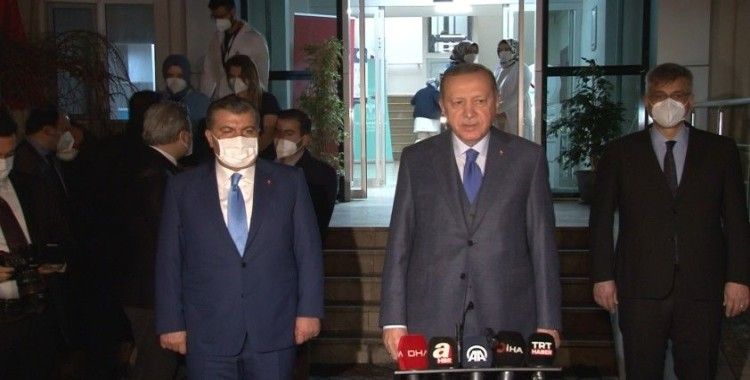  Cumhurbaşkanı Erdoğan: "Salgında hayatını kaybeden sağlıkçı kardeşlerime Allah’tan rahmet diliyorum”