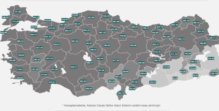 Erzurum vaka oranında anormal artış