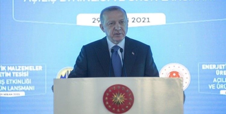Cumhurbaşkanı Erdoğan: 'KOSGEB vasıtasıyla toplamda 5 milyar lira bütçeli yeni bir destek programı başlatıyoruz.'