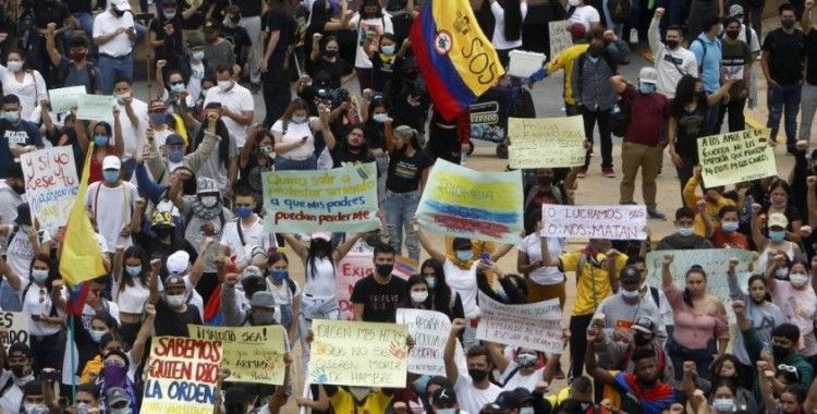 Kolombiya'da vergi reformu protestolarında can kaybı 24'e ulaştı
