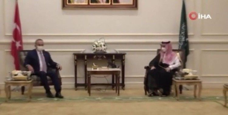 Dışişleri Bakanı Çavuşoğlu, Suudi Arabistanlı mevkidaşı el Suud ile görüştü