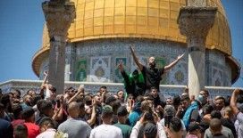 Mescid-i Aksa'da Erdoğan sloganları