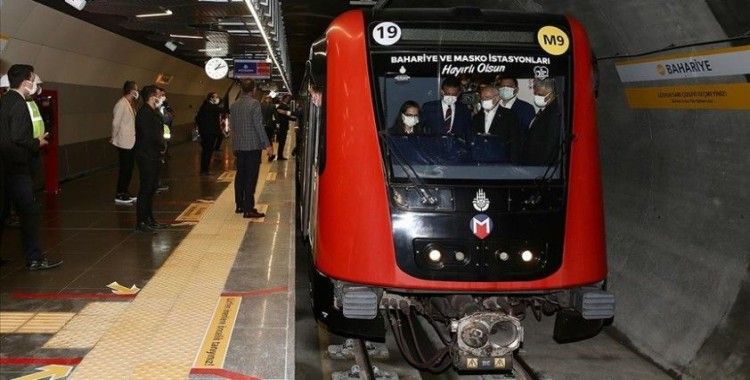 Ataköy-Olimpiyat Metro Hattı'nın 2 istasyonu hizmete açıldı