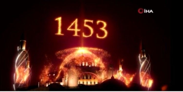 İstanbul'un Fethi'nin 568. yıldönümü ışık gösterileriyle kutlandı