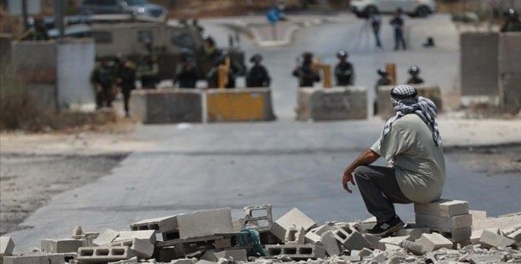İsrail askerlerinden Batı Şeria’da gösteri düzenleyen Filistinlilere müdahale