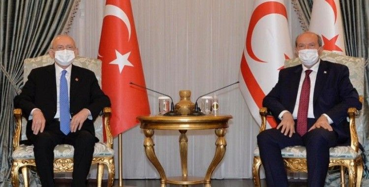 KKTC Cumhurbaşkanı Tatar, CHP Genel Başkanı Kılıçdaroğlu'nu kabul etti