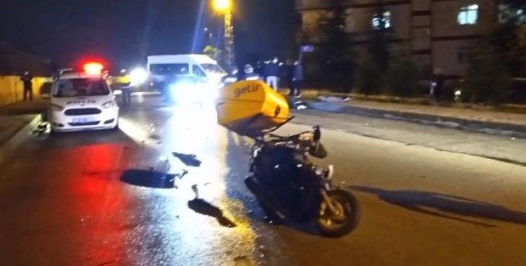 Ankara'da otomobil ile motosiklet çarpıştı: 1 ağır yaralı