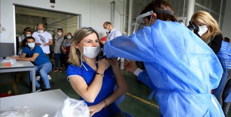 Trakya'da organize sanayi bölgelerinde mobil aşı uygulamasına başlandı