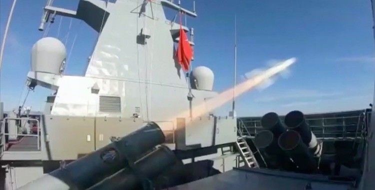 Cumhurbaşkanı Erdoğan: Atmaca Gemisavar füzemiz son test atışında ilk kez bir gemi hedefini tam isabetle vurmayı başardı