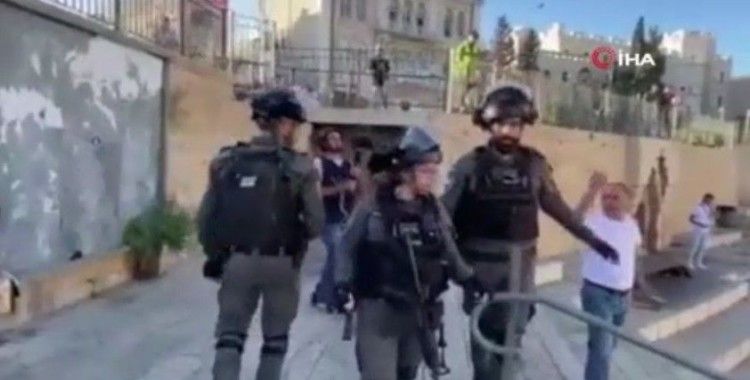 İsrail polisinden Kudüs'te Filistinlilere müdahale: 2 gözaltı