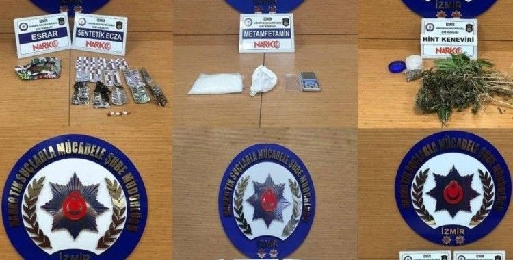 İzmir’de uyuşturucu operasyonları: 15 kişi tutuklandı
