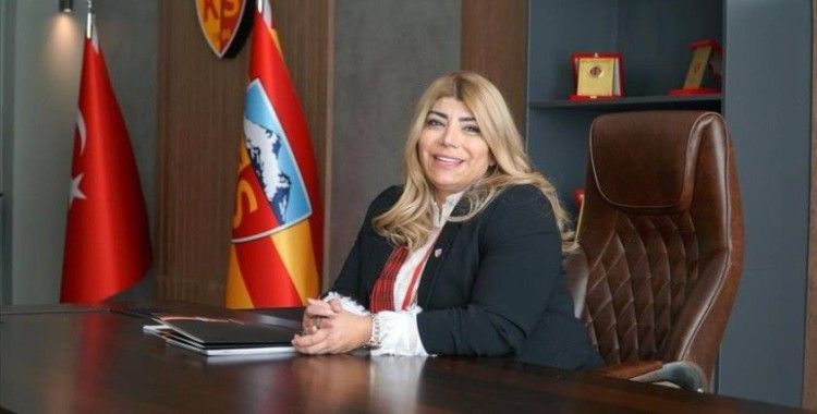 Kayserispor'da Berna Gözbaşı yeniden başkan seçildi