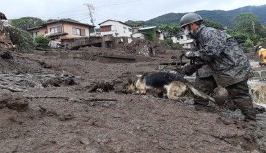 Japonya'daki sel ve heyelan felaketinde ölü sayısı 4'e yükseldi