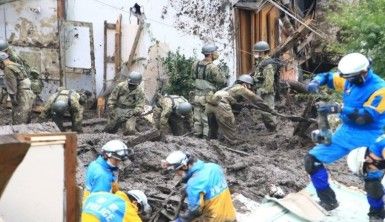 Japonya'daki sel ve heyelan felaketinde can kaybı 7'ye yükseldi