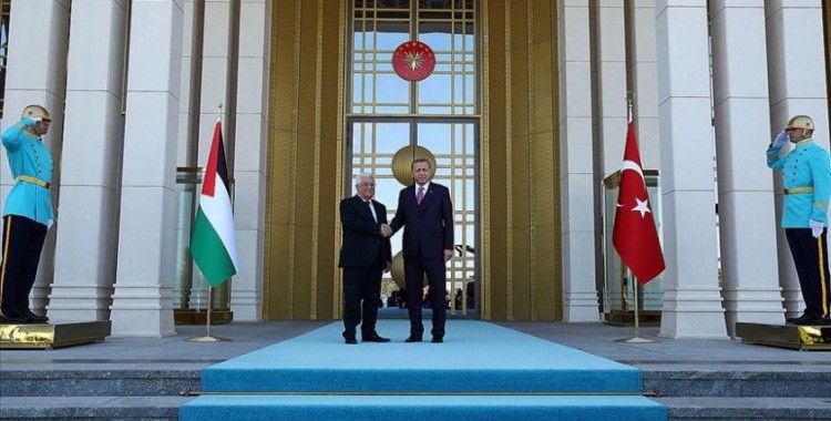 Cumhurbaşkanı Erdoğan ile Filistin Devlet Başkanı Abbas görüşmesi başladı