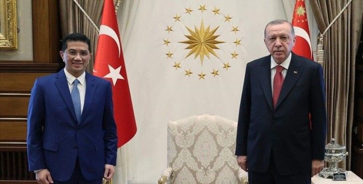 Cumhurbaşkanı Erdoğan, Malezya Uluslararası Ticaret ve Sanayi Bakanı Ali'yi kabul etti