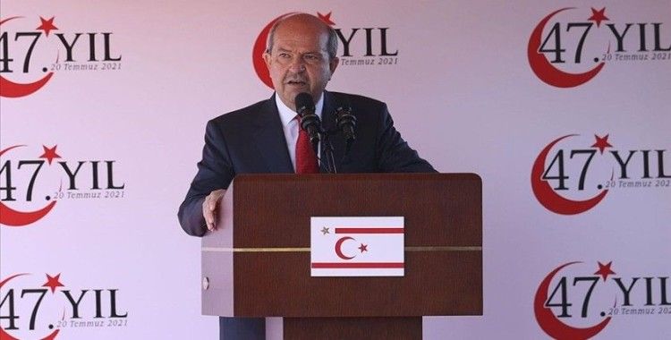 KKTC Cumhurbaşkanı Tatar: Kıta sahanlığımızdaki doğal kaynaklara Türkiye ile sahip çıkma kararlığı içerisindeyiz