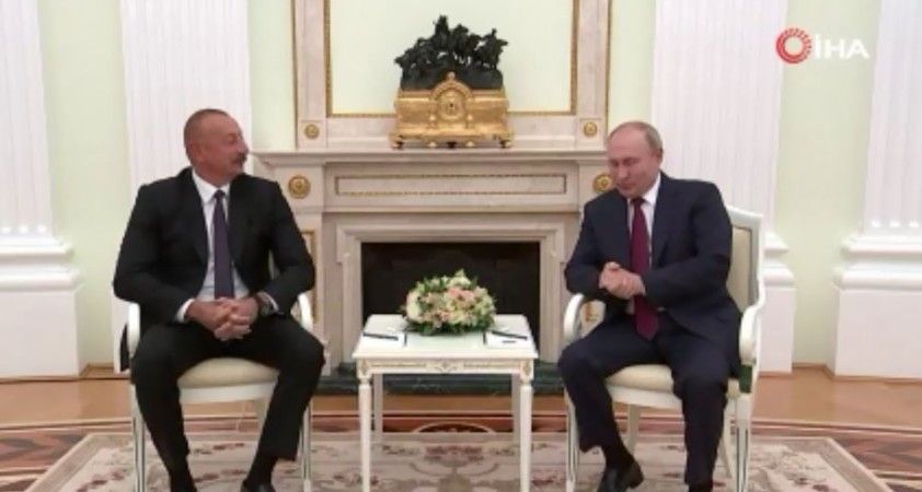 Azerbaycan Cumhurbaşkanı Aliyev, Rusya Devlet Başkanı Putin bir araya geldi - Vimarsana News