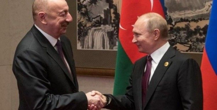Azerbaycan Cumhurbaşkanı Aliyev, Rusya Devlet Başkanı Putin bir araya geldi