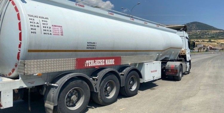 Kahramanmaraş’ta 20 ton 300 kilogram kaçak yakıt ele geçirildi