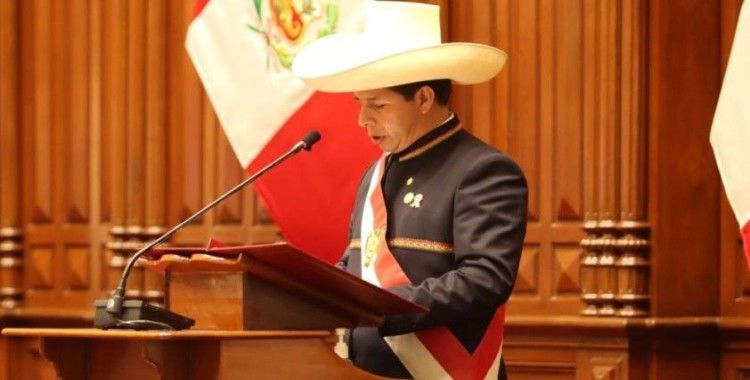 Peru'da Pedro Castillo Devlet Başkanı olarak yemin etti