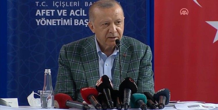 Cumhurbaşkanı Erdoğan: Yanan her yeri daha fazlasıyla tekrar ağaçlandırmak en başta gelen görevimizdir