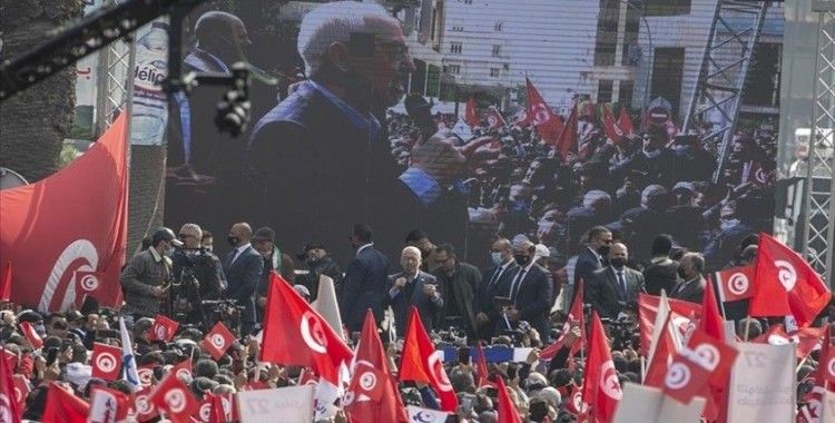 Tunus'ta Nahda Hareketinden Cumhurbaşkanı'na ülkede 'anayasal sürece dönülmesi' çağrısı