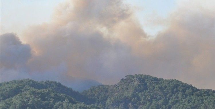 Köyceğiz'de orman yangınlarının tehdit ettiği 3 mahalle boşaltıldı