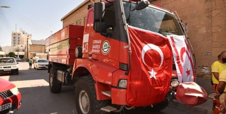 KKTC'den Türkiye'deki yangınlarla mücadeleye destek