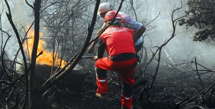 AKUT'un orman yangınlarındaki tahliye çalışmaları sürüyor
