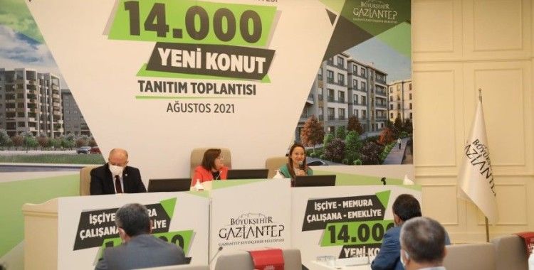 Gaziantep, 14 bin konut projesi için kolları sıvadı