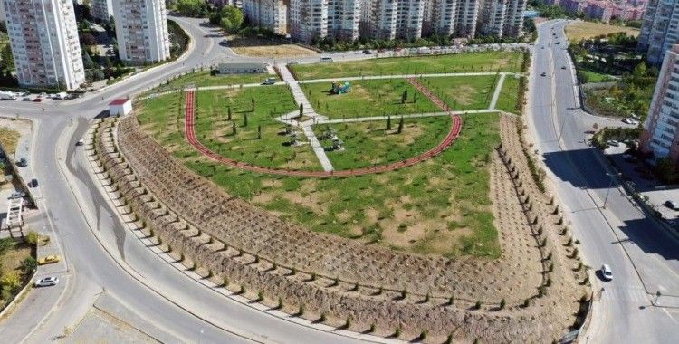 Ankara Büyükşehir Belediyesi Başkente yeni bir yeşil alan daha kazandırdı