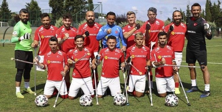 Ampute Milli Futbol Takımı, Avrupa Şampiyonası'ndaki ilk maçına çıkıyor