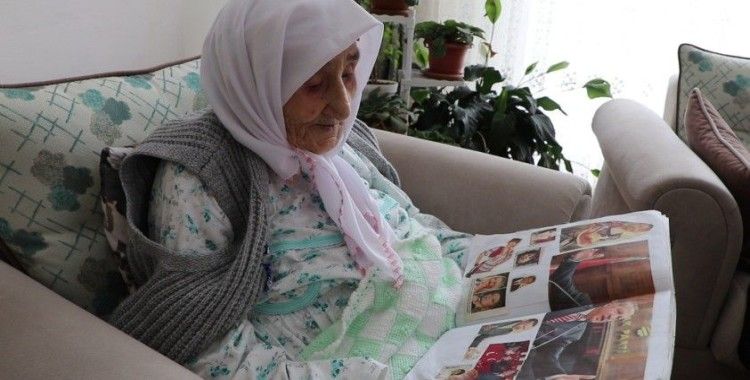 98 yaşındaki Sariye ninenin 'Cumhurbaşkanı albümü'