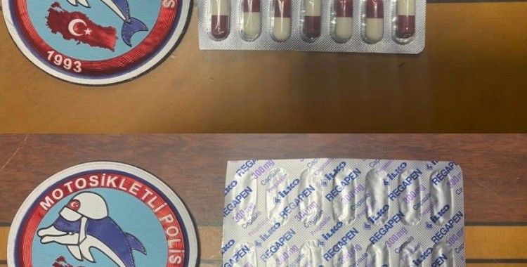 Polisten kaçan şahsın üzerinden uyuşturucu hap çıktı