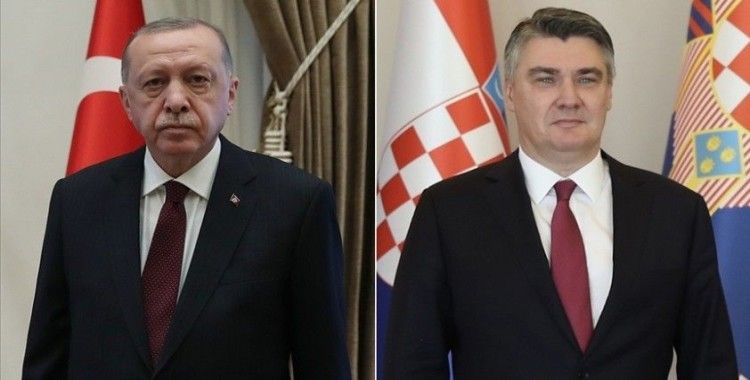Erdoğan, Hırvatistan Cumhurbaşkanı Milanoviç ile bir araya geldi
