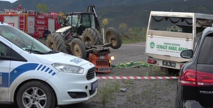 Takla atan traktörde 1 kişi öldü, 1 kişi yaralandı